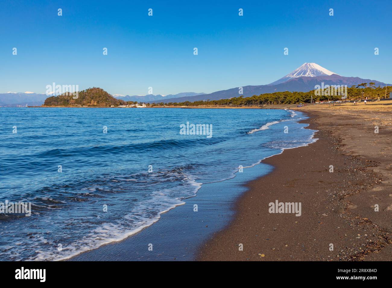 Suruga Bay e Mt. Foto Stock