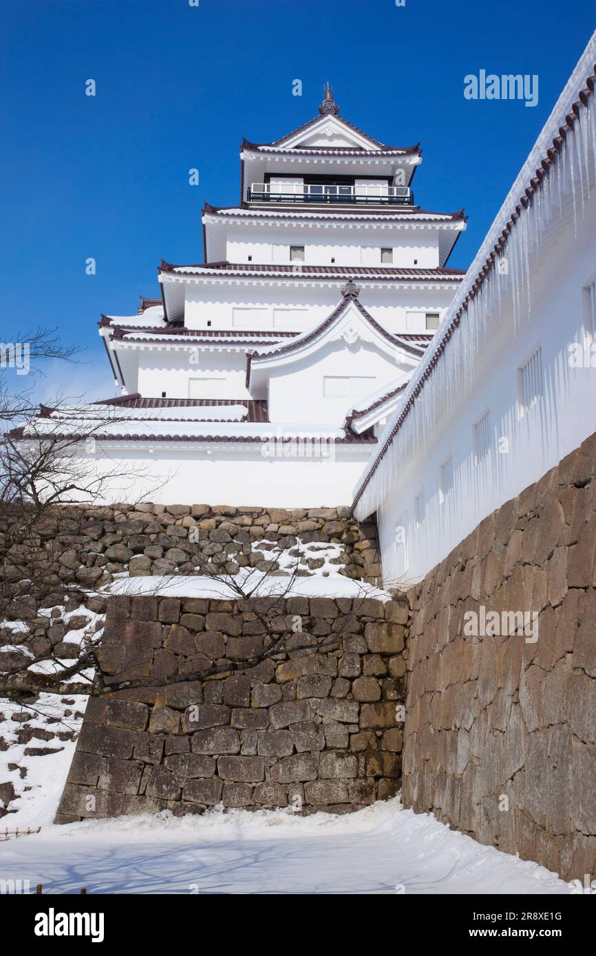 Neve di Tsuruga Foto Stock