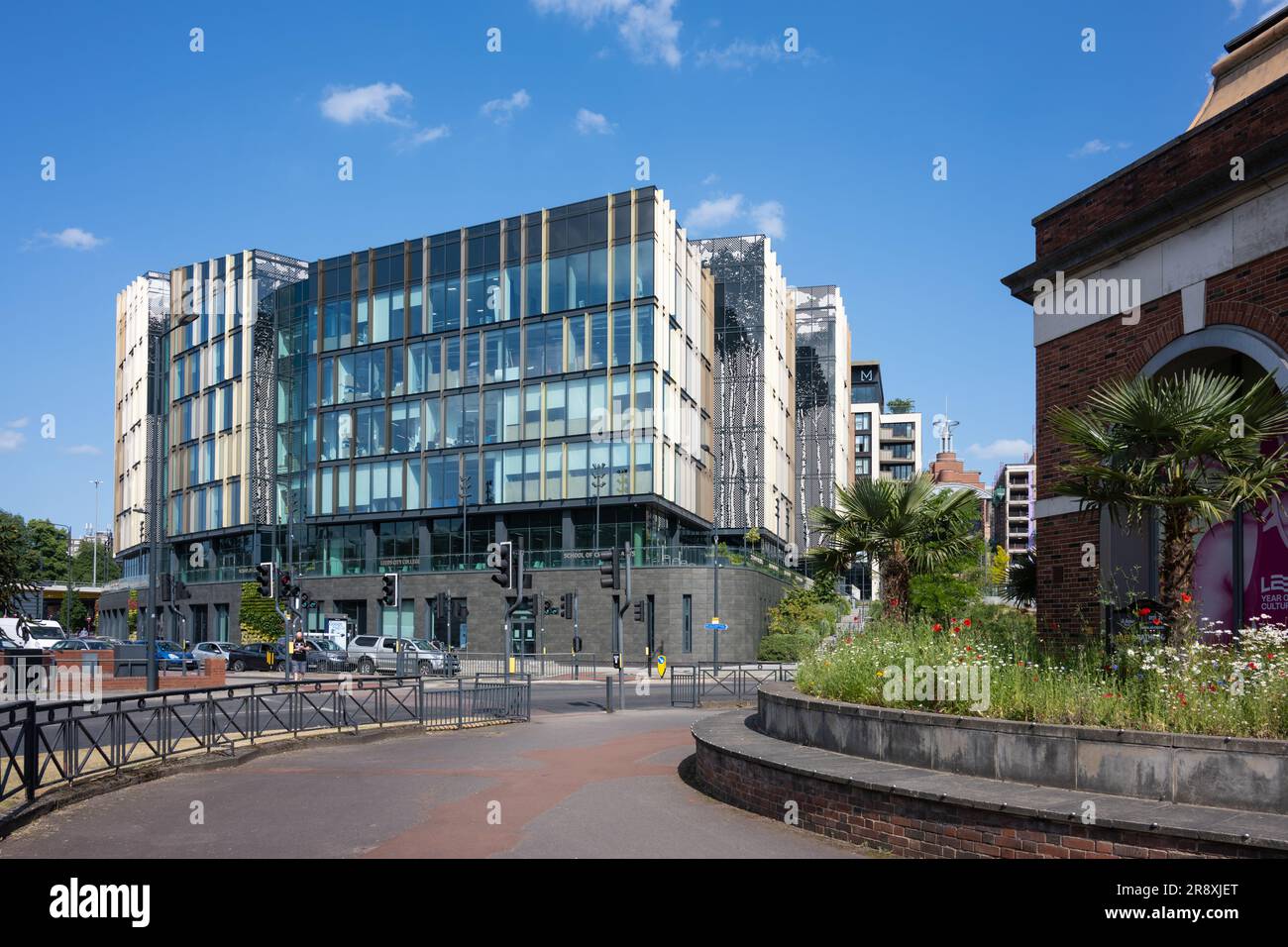 Leeds City College Quarry Hill Campus, Leeds, West Yorkshire, Inghilterra, Regno Unito Foto Stock