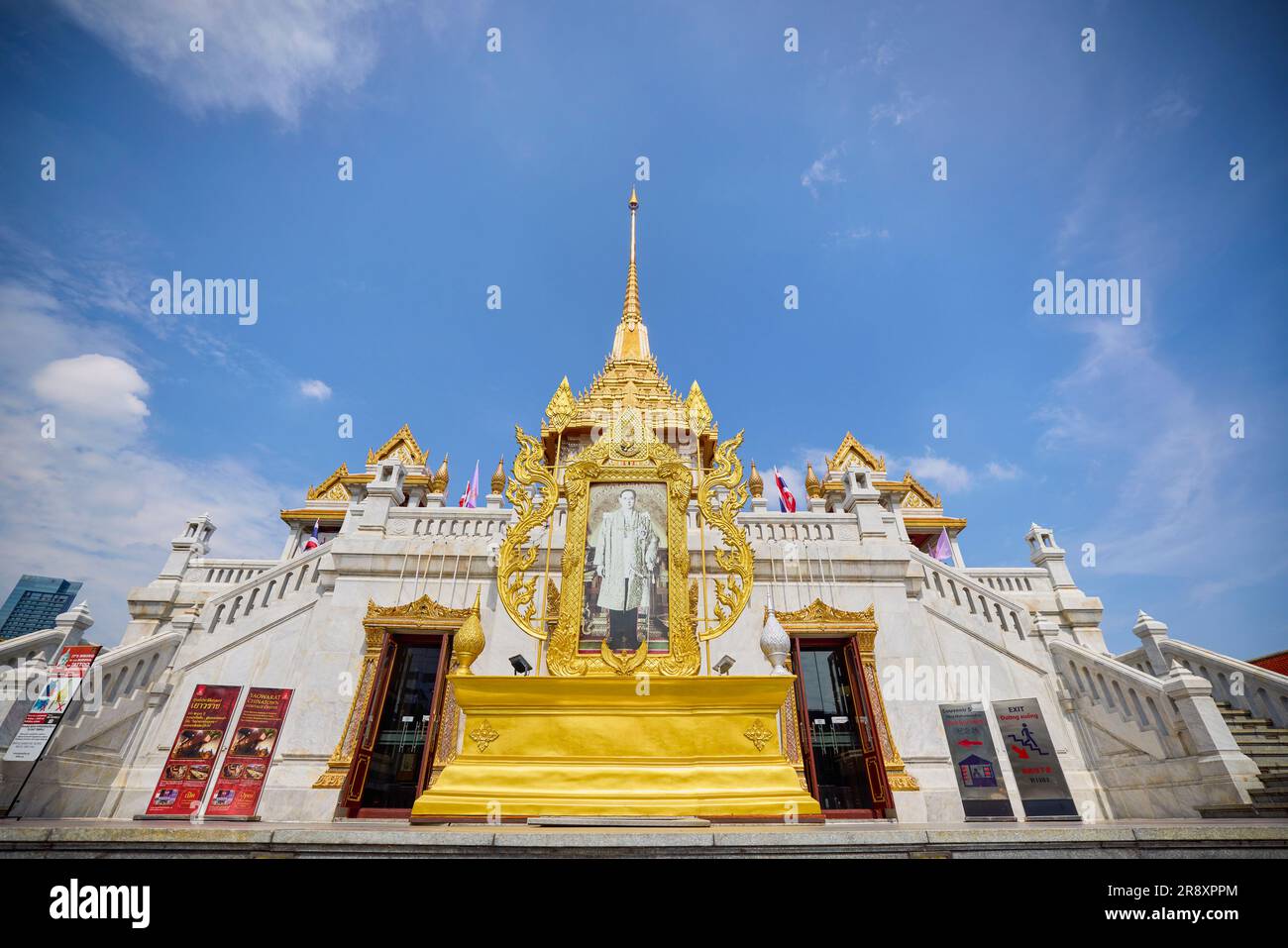 Bangkok Thailandia 24 maggio 2023. Immagini da Wat Traimit, il tempio famoso per la statua dorata del Buddha. Foto Stock