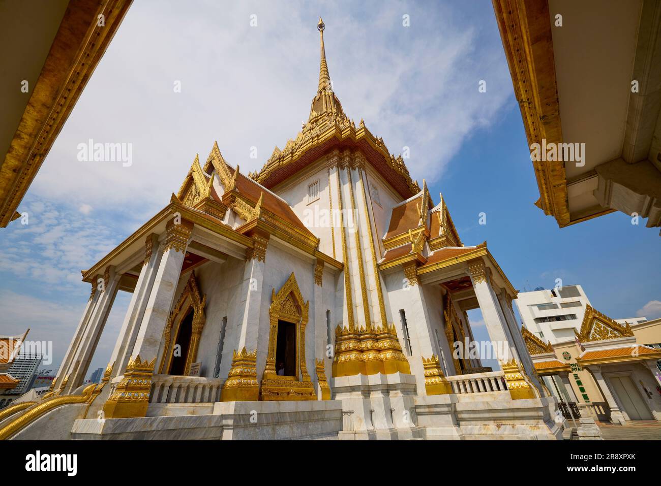 Bangkok Thailandia 24 maggio 2023. Immagini da Wat Traimit, il tempio famoso per la statua dorata del Buddha. Foto Stock