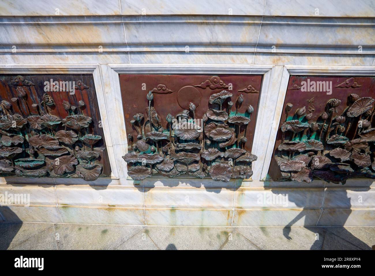 Bangkok Thailandia 24 maggio 2023. Immagini da Wat Traimit, il tempio famoso per la statua dorata del Buddha. Foto Stock