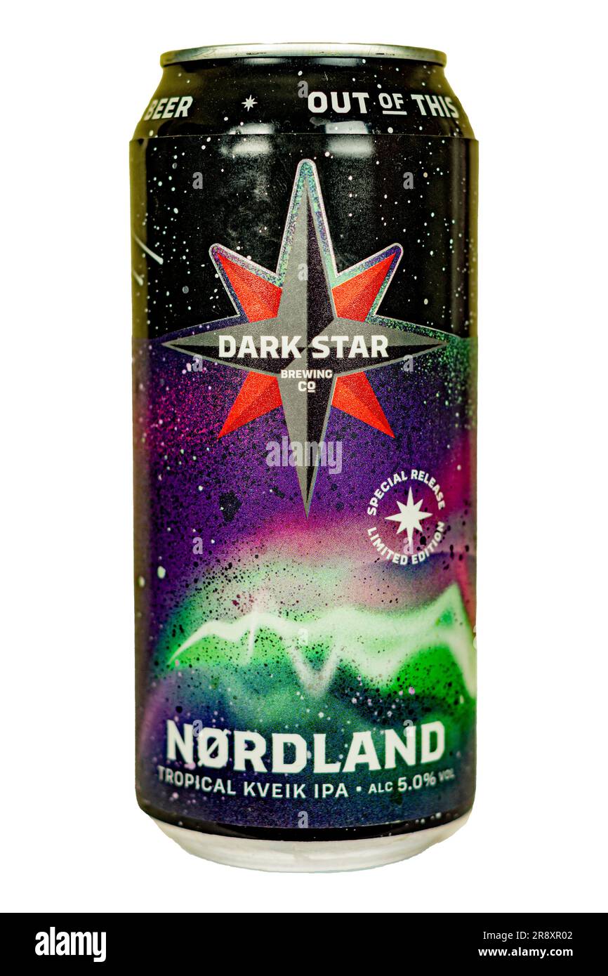 Dark Star Brewing Co (Asahi UK Ltd) - Nordland - Tropical Kveik IPA - alc 5% abv. Foto Stock