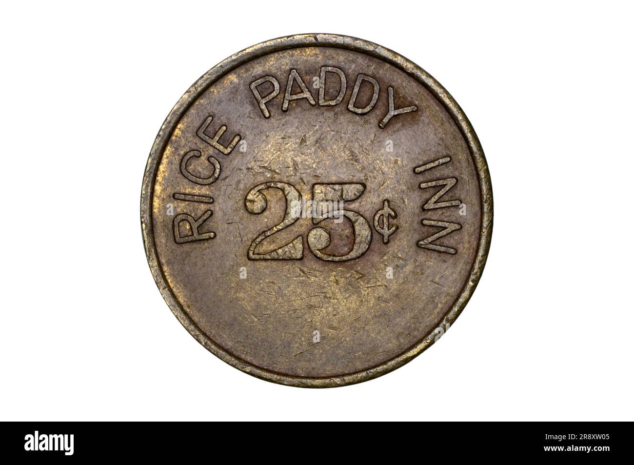Rice Paddy Inn Token, Guerra del Vietnam Foto Stock