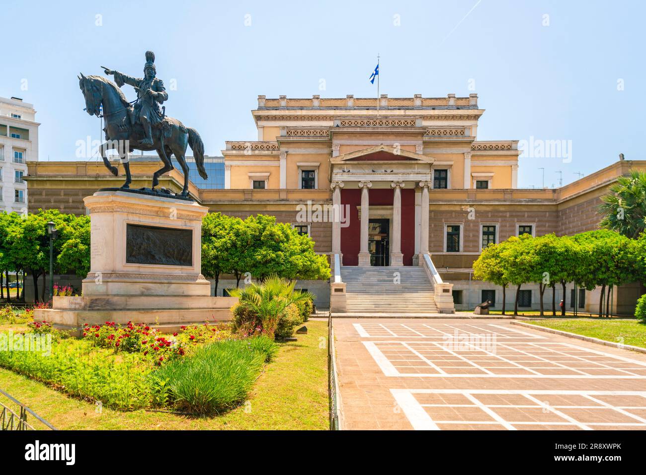Museo di storia nazionale (vecchio Parlamento), Atene, Grecia Foto Stock
