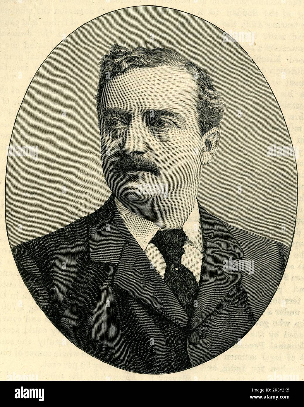 "Mr. John Redmond", c1900. Politico nazionalista irlandese e avvocato; membro del Parlamento per Waterford City. Incisione dopo una fotografia. Da "Cassell's History of England, Vol. IX". [Cassell and Company, Limited, Londra, Parigi, New York &amp; Melbourne] Foto Stock