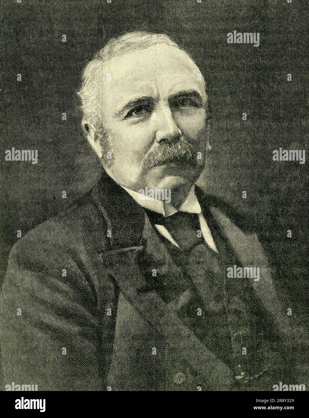 Sir Henry Campbell-Bannerman, c1900. Primo Ministro britannico. Incisione dopo una fotografia di Mendelssohn. Da "Cassell's History of England, Vol. IX". [Cassell and Company, Limited, Londra, Parigi, New York &amp; Melbourne] Foto Stock