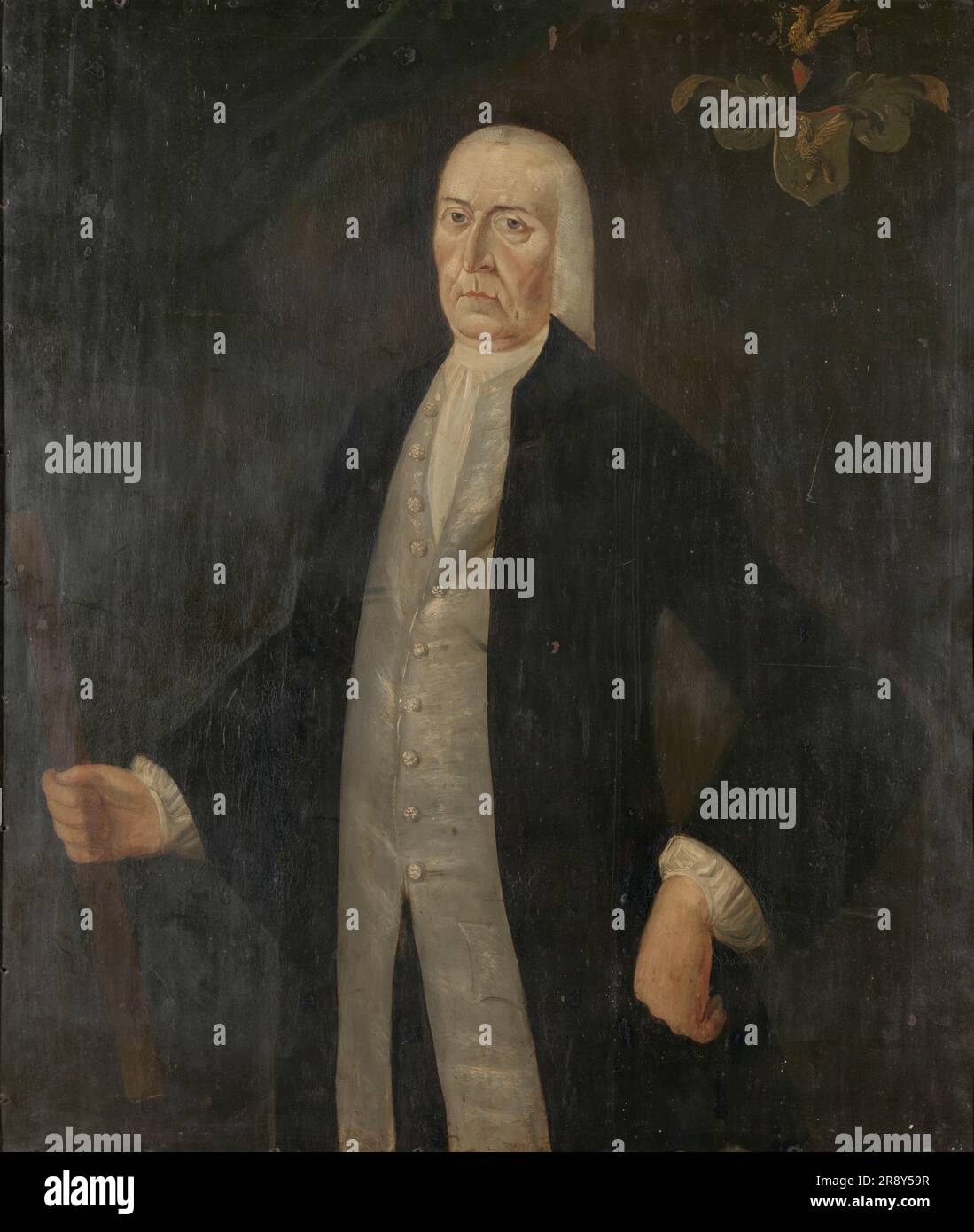 Ritratto di Jeremias van Riemsdijk, Governatore generale della compagnia olandese delle Indie orientali, 1775-1777. Foto Stock