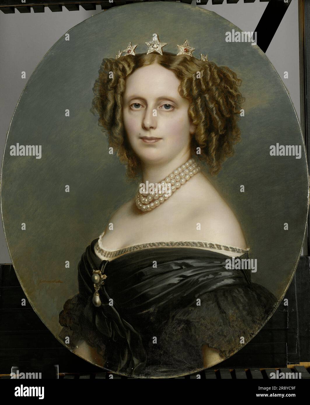 Ritratto di Sophia Frederika Mathilda (1818-77), Principessa di Württemberg, 1863-1873. Foto Stock