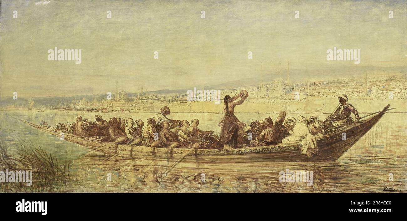 Rematori moreschi a Costantinopoli, 1840-1900. Foto Stock