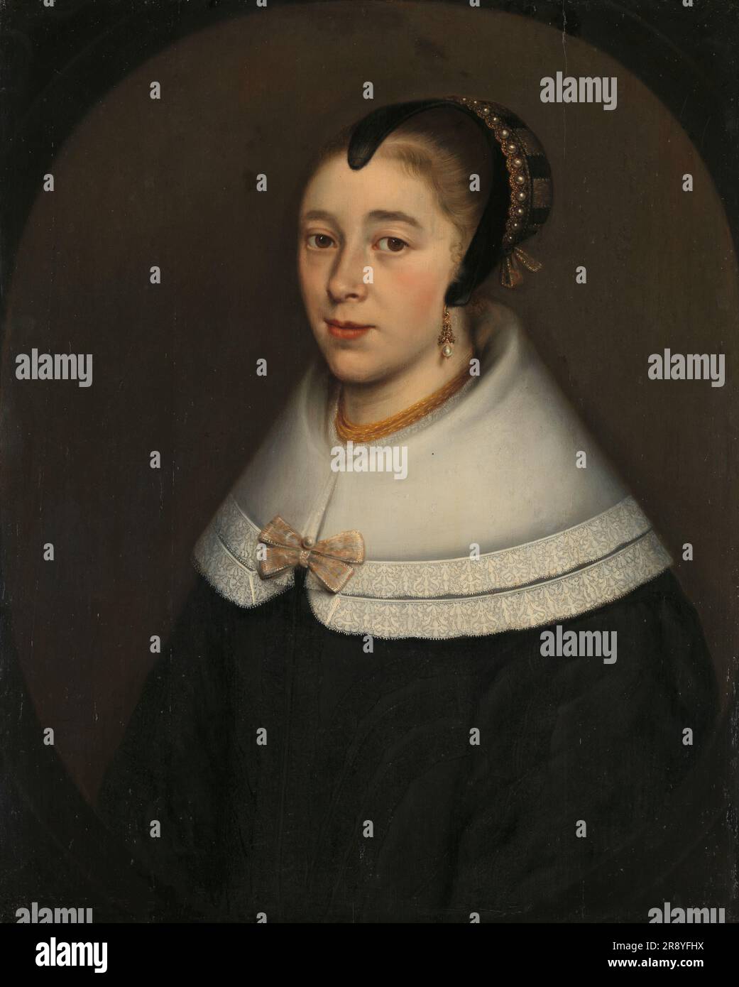 Ritratto di una donna, che si pensa fosse Catharina Kettingh (1626/27-73), moglie di Bartholomeus Vermuyden, 1650. Altri titoli: Ritratto di una donna, che si pensa sia Catharina Kettingh (1626/27-73), moglie di Bartholomeus Vermuyden Foto Stock