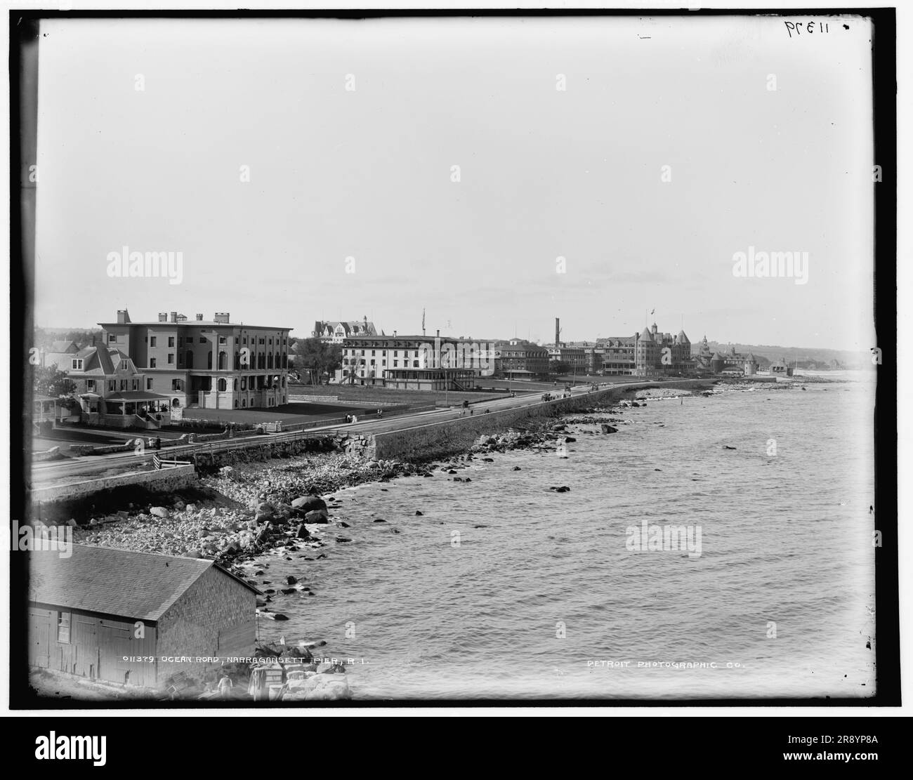 Ocean Road, Narragansett Pier, R.I., tra il 1880 e il 1899. Foto Stock