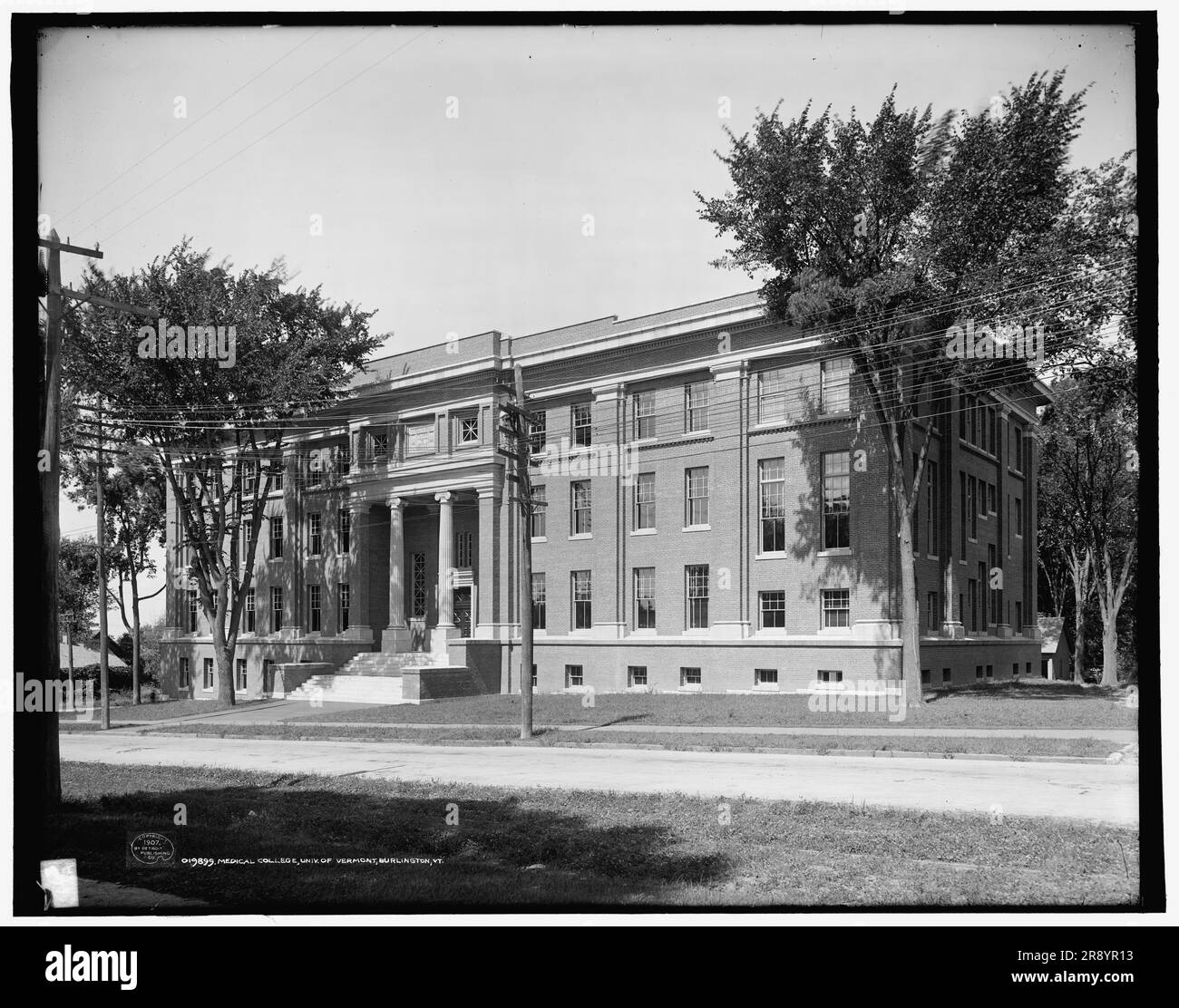 Medical College, Università Università del Vermont, Burlington, V.T., c1907. Foto Stock