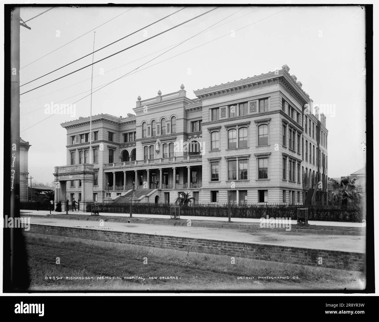 Richardson Memorial Hospital, New Orleans, tra il 1892 e il 1901. Foto Stock