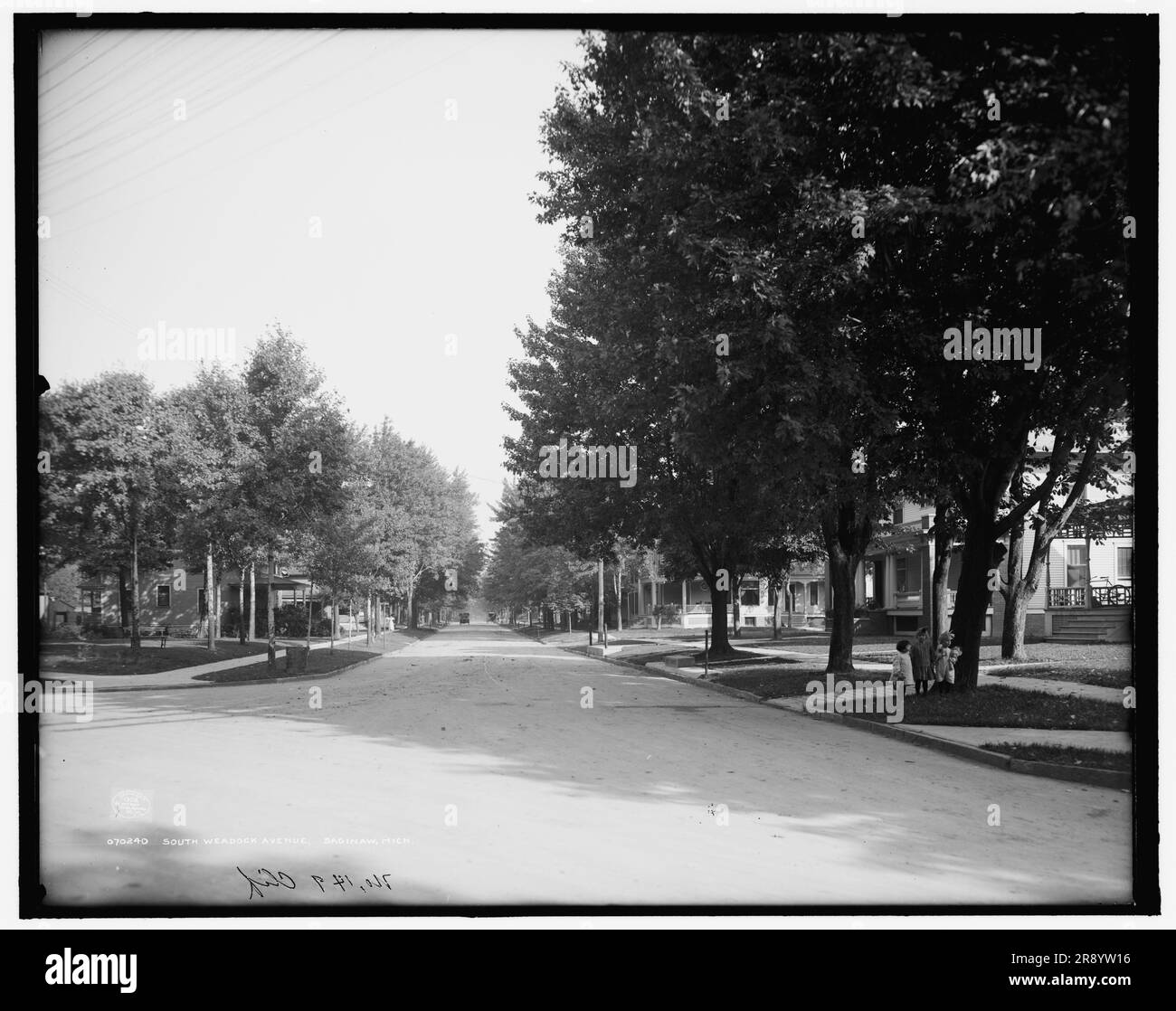 South Weadock Avenue, Saginaw, Mc., c1908. Foto Stock
