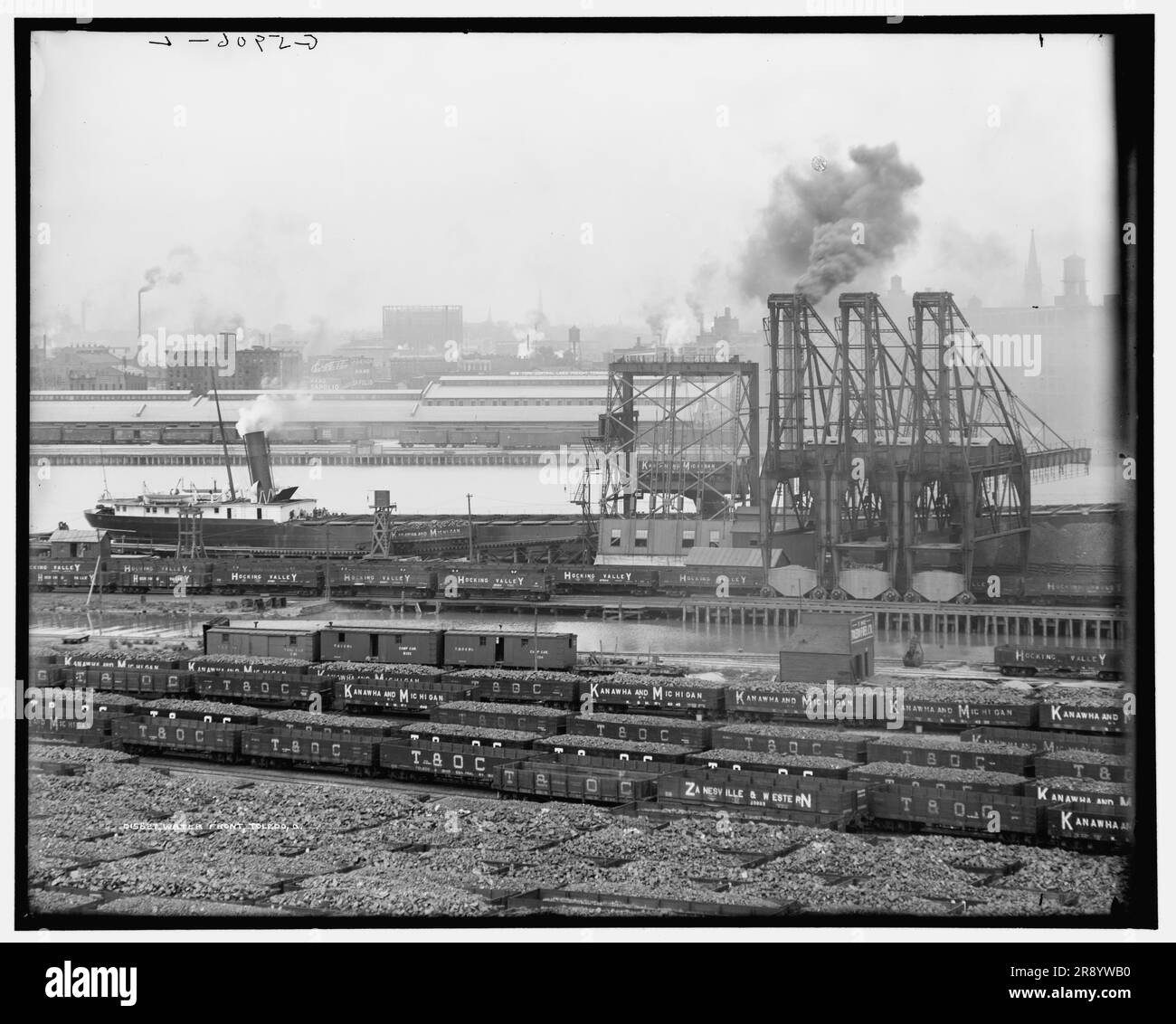 Lungomare, Toledo, Ohio, tra il 1900 e il 1910. Foto Stock