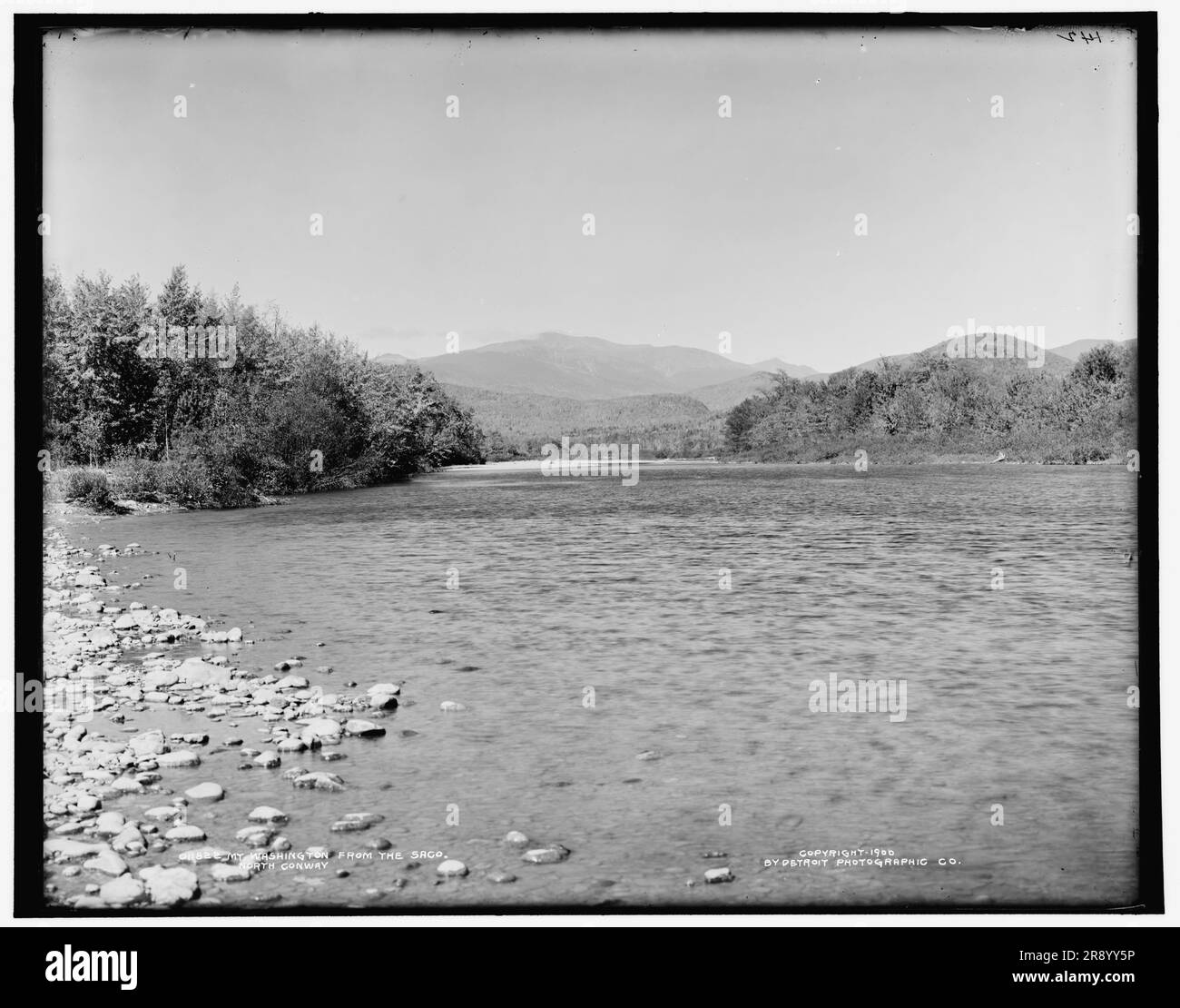 MT. Washington dal Saco, North Conway, c1900. Foto Stock