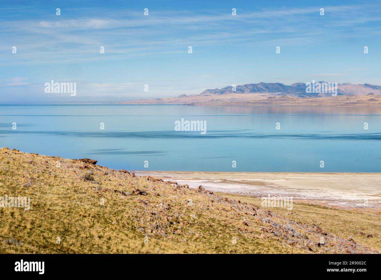 Great Salt Lake, Utah, Stati Uniti Foto Stock