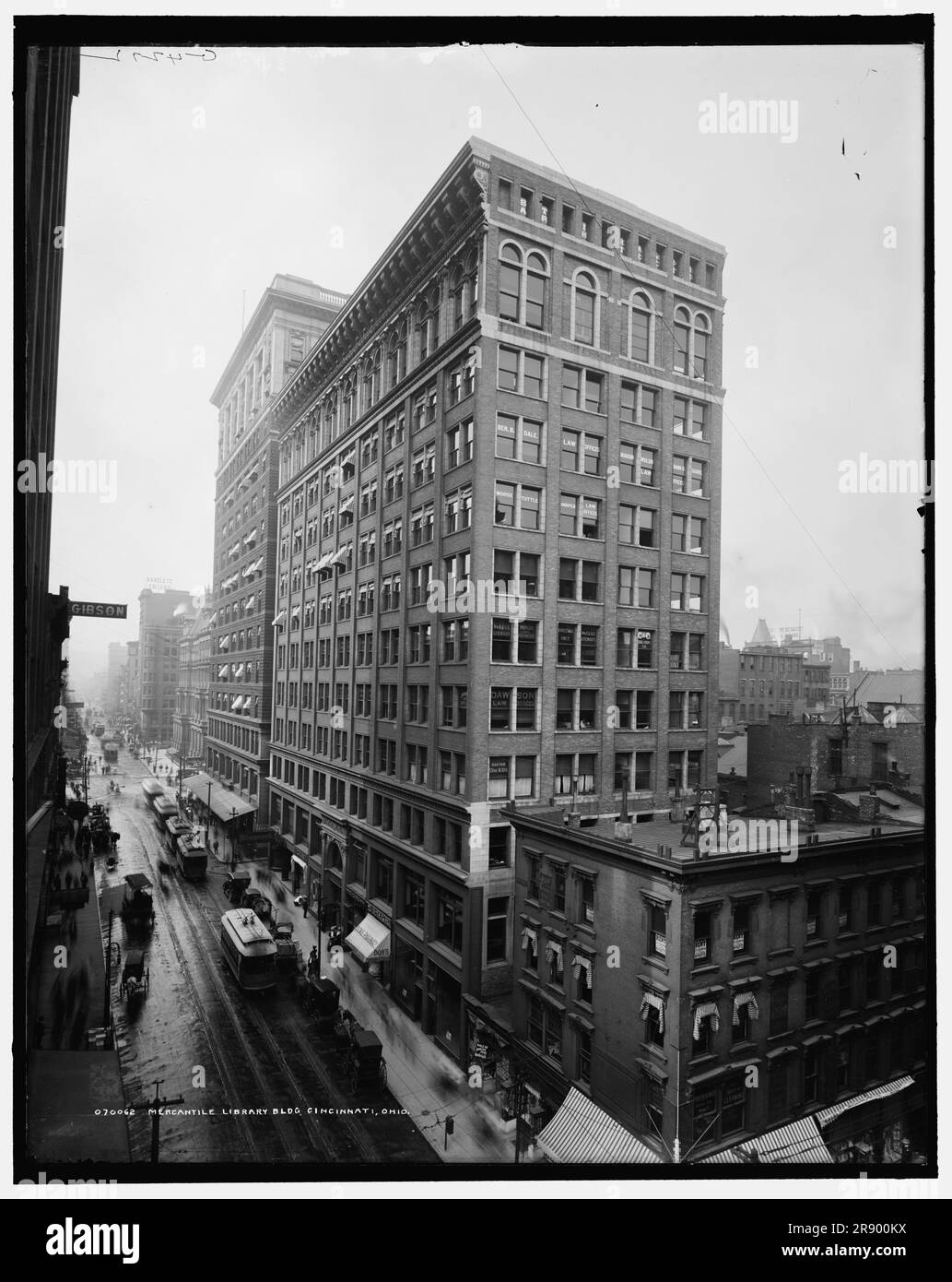 Mercantile Library Bldg., Cincinnati, Ohio, tra il 1902 e il 1910. Foto Stock