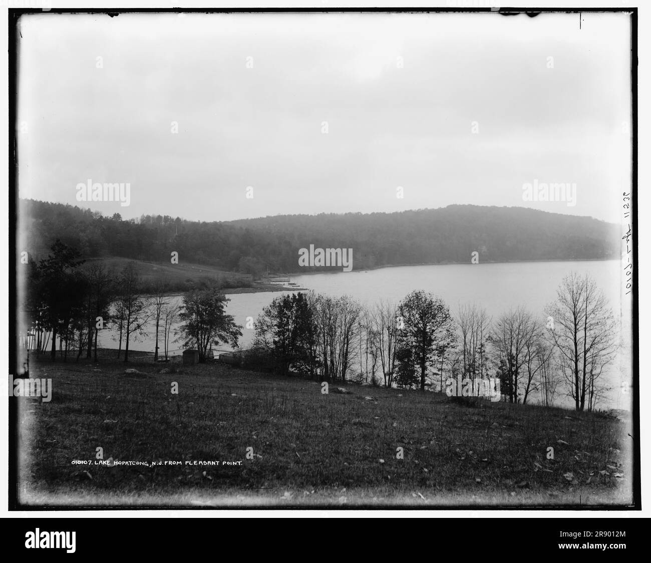 Lago Hopatcong, N.J., da Pleasant Point, c1900. Foto Stock