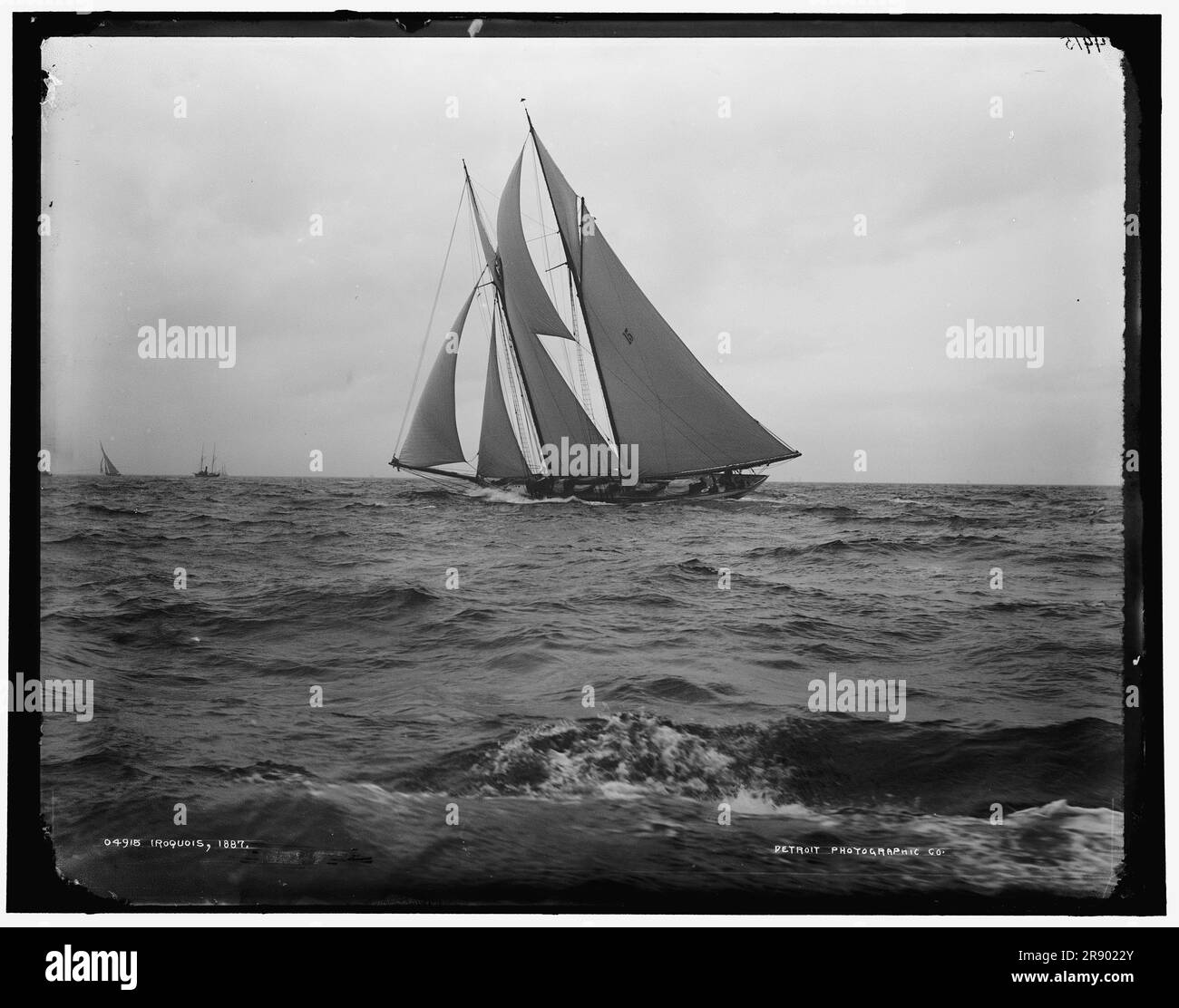 Irochesi, 1887 giugno 23. Foto Stock