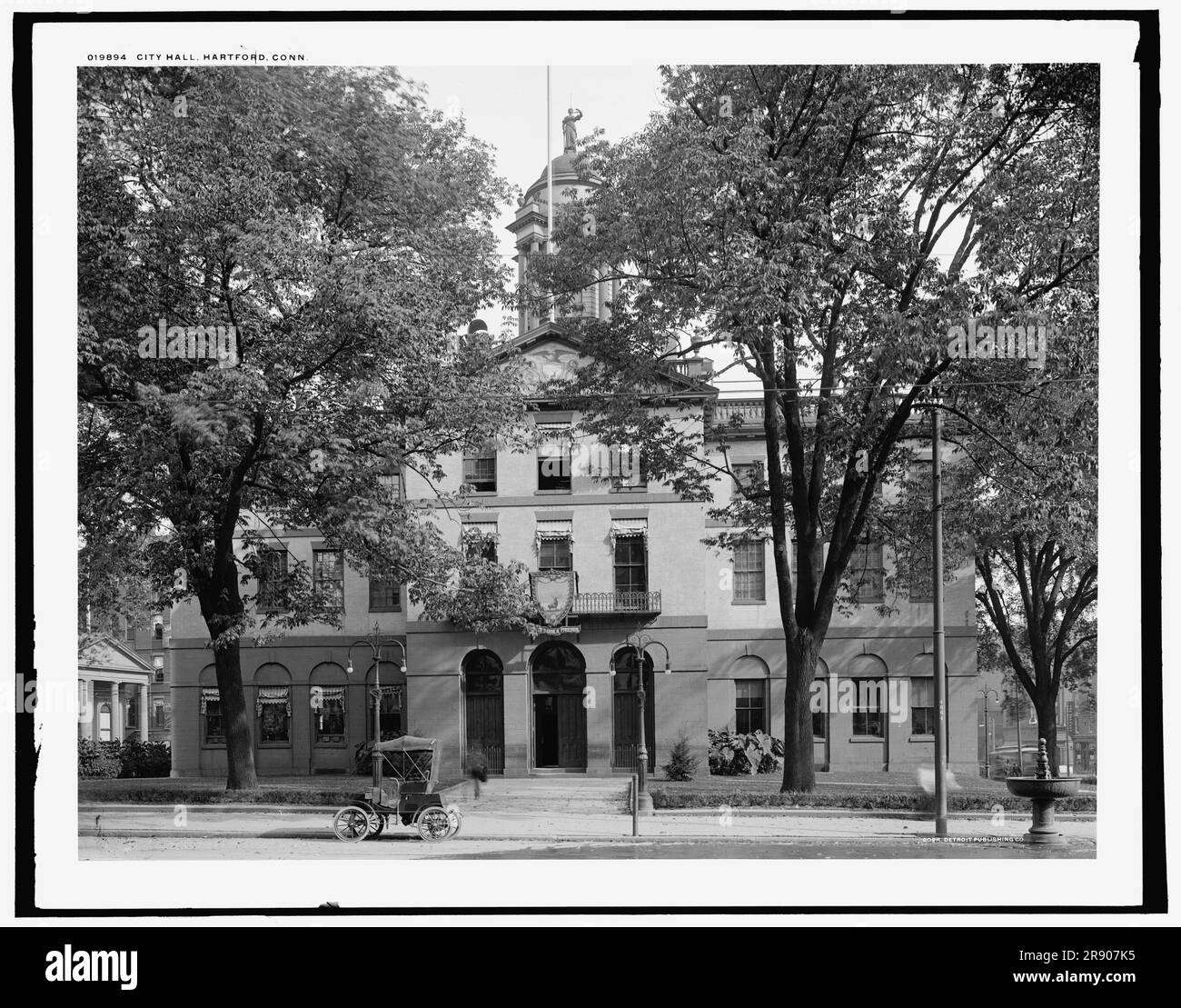 Municipio, Hartford, Conn., (1907?). Foto Stock