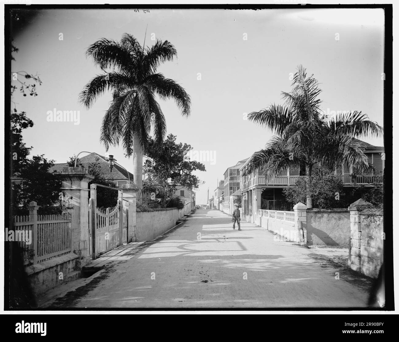East Street, Nassau, Bahama Islds, c1901. Foto Stock