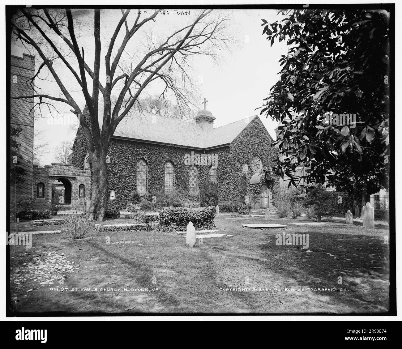St Paul's Church, Norfolk, Va., c1902. Foto Stock