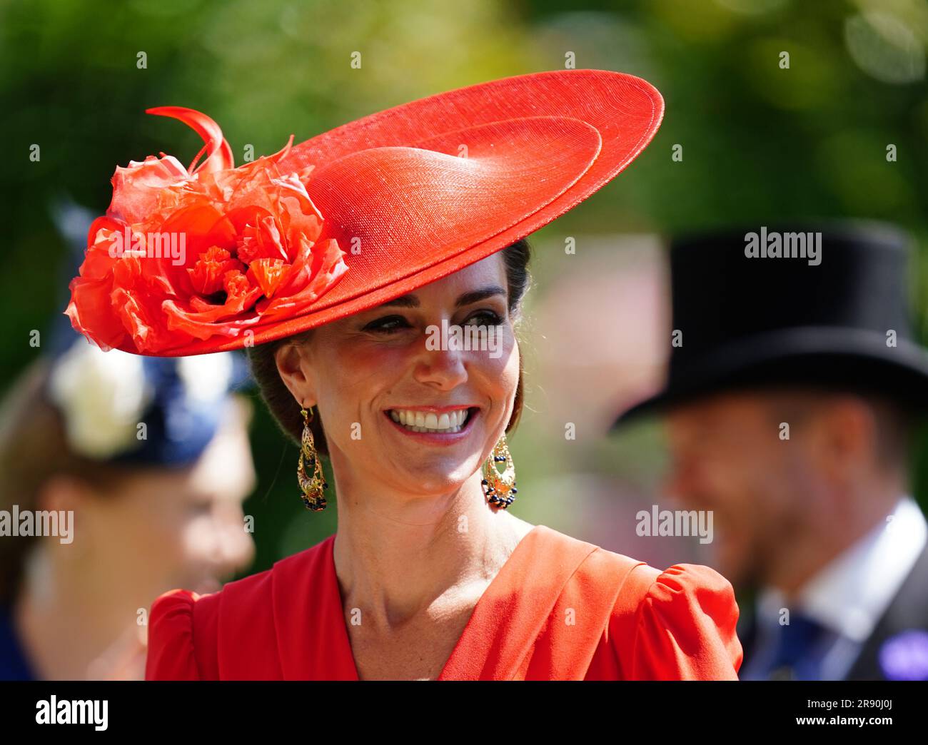 La principessa del Galles durante il quarto giorno di Royal Ascot all'ippodromo di Ascot, Berkshire. Data foto: Venerdì 23 giugno 2023. Foto Stock