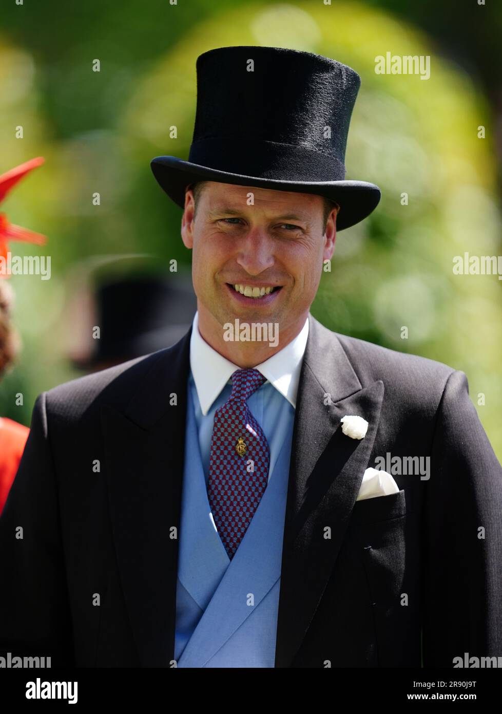 Il Principe di Galles durante il quarto giorno di Royal Ascot all'ippodromo di Ascot, Berkshire. Data foto: Venerdì 23 giugno 2023. Foto Stock