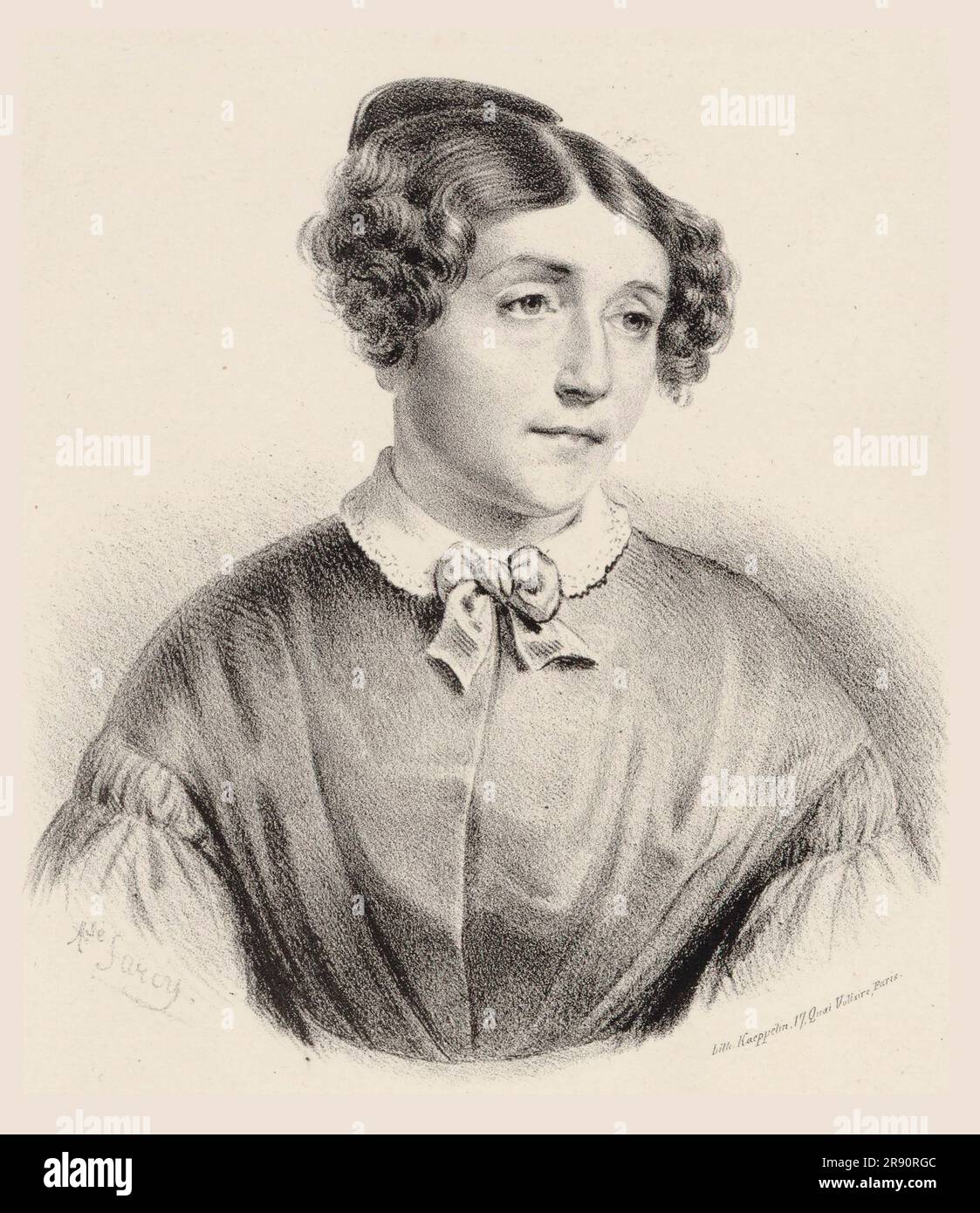 Ritratto di Pauline Duchambge (1778-1858), n&#xe9;e de Montet. Raccolta privata. Foto Stock