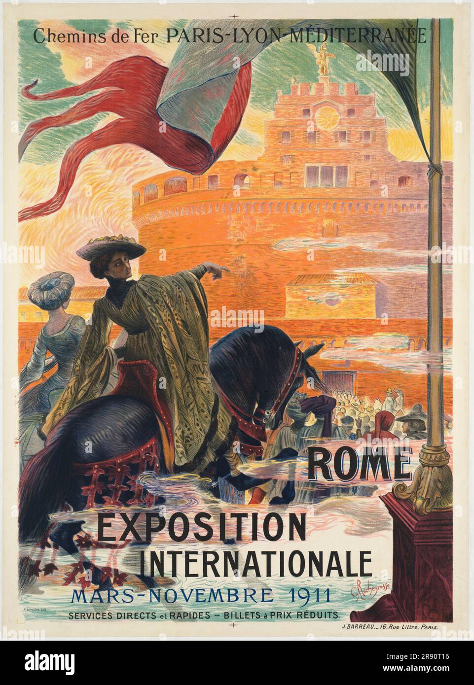 Roma Exposition Internationale, Marte - 1911 novembre 1911. Raccolta privata. Foto Stock