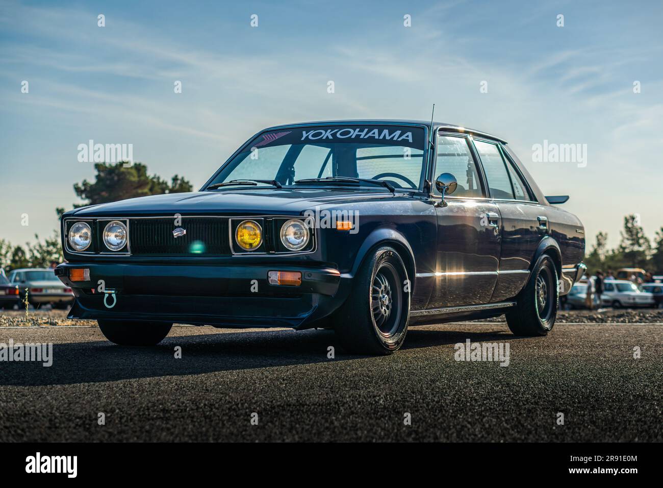 Auto classica Toyota carina Foto Stock