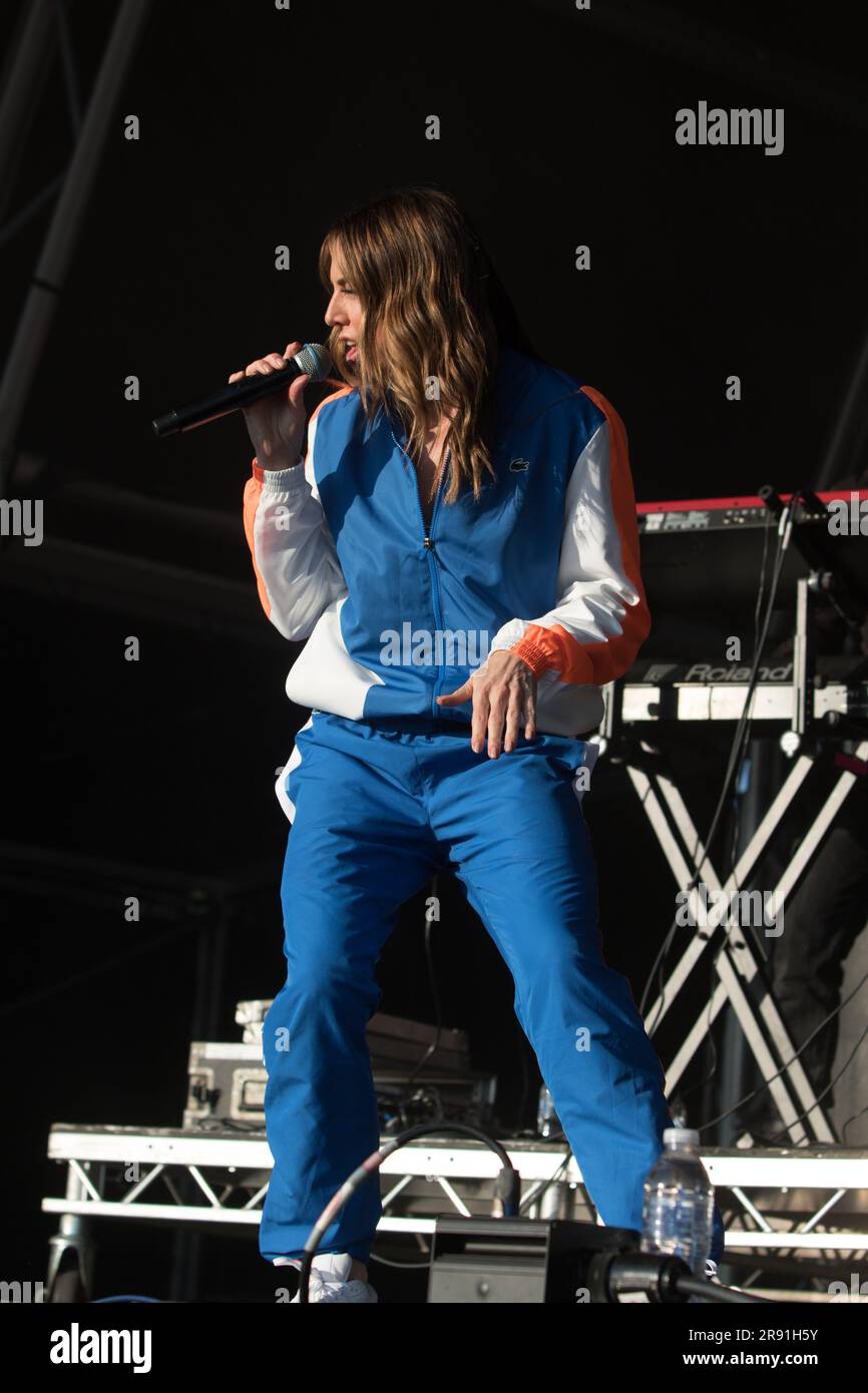 4 giugno 2023 Gran Bretagna Gloucestershire cheltenham Race Course Mel C performance al Wychwood Festival Day 3 Foto Stock