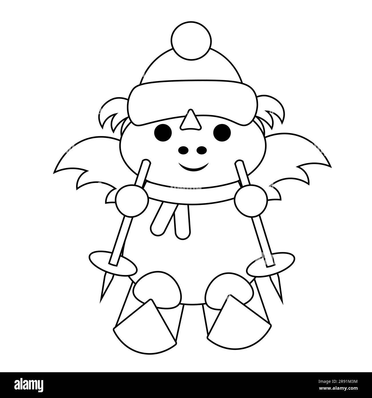 Per icone, web, cartoline, arredamento, imballaggio, stampe per oggetti, copertine per notebook, decorazione di scatole per adesivi, zaino, elemento individuale, c Illustrazione Vettoriale