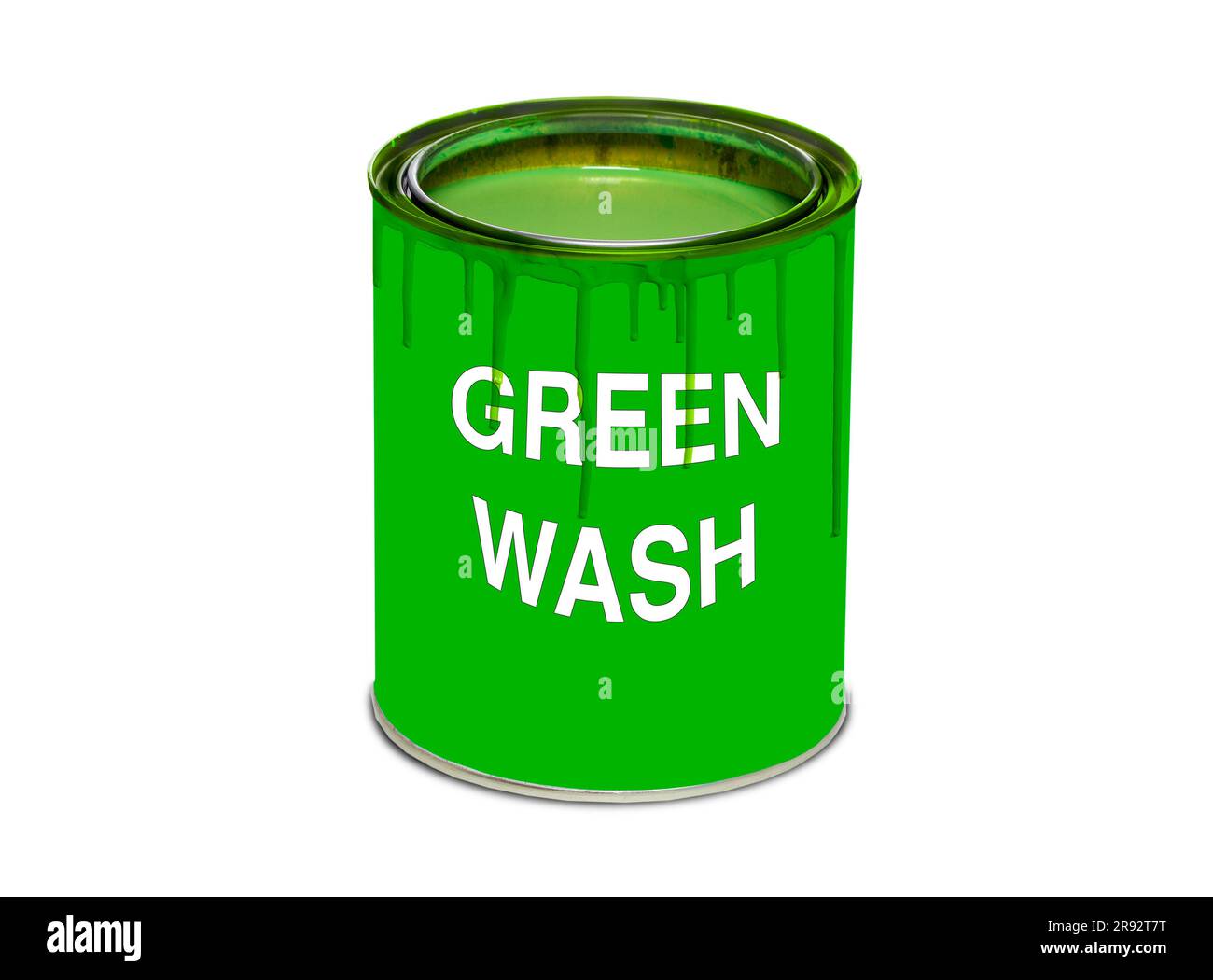 Greenwashing, immagine composita concettuale Foto Stock