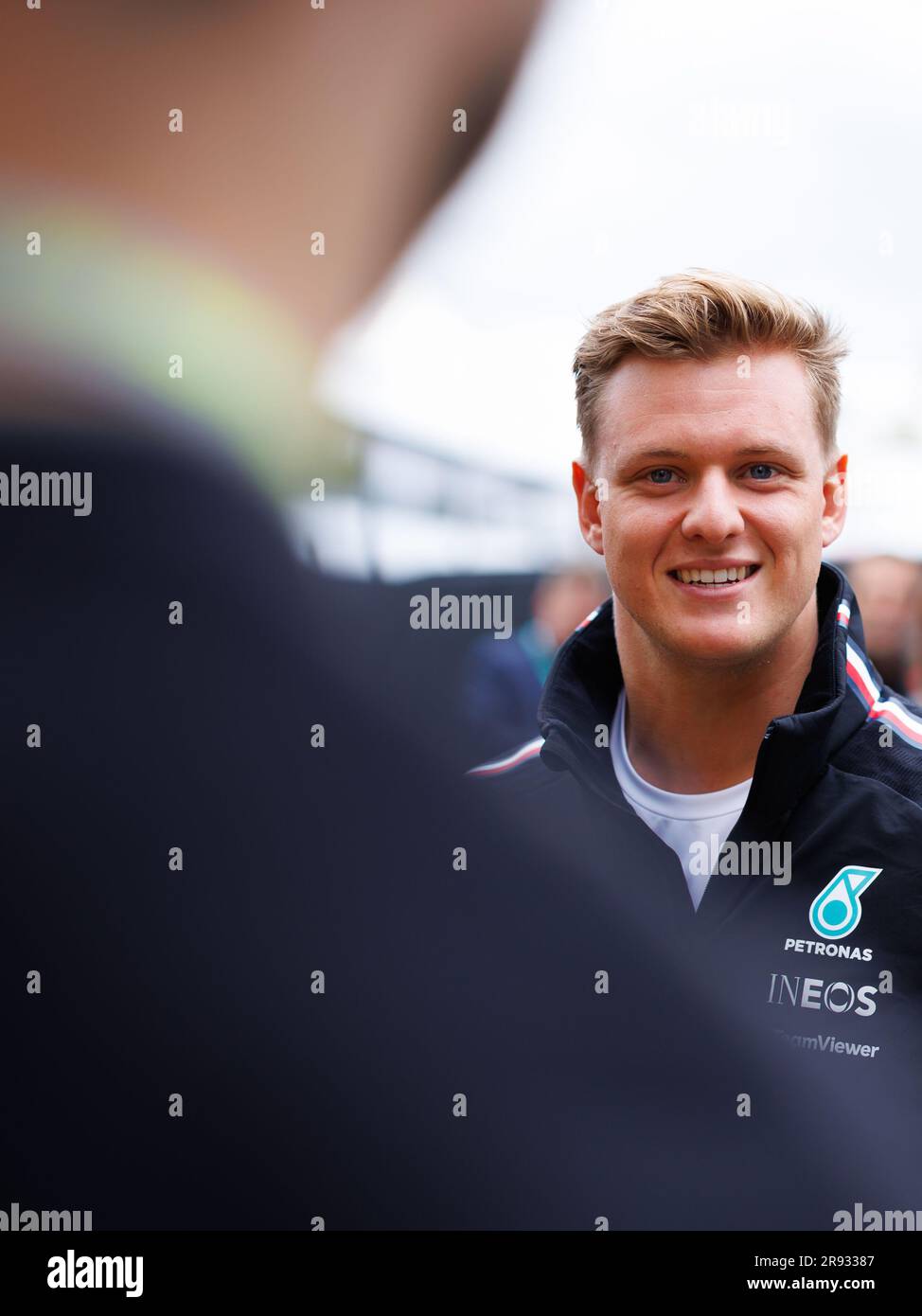 Mick Shumacher nel paddock del Gran Premio di F1 australiano Foto Stock