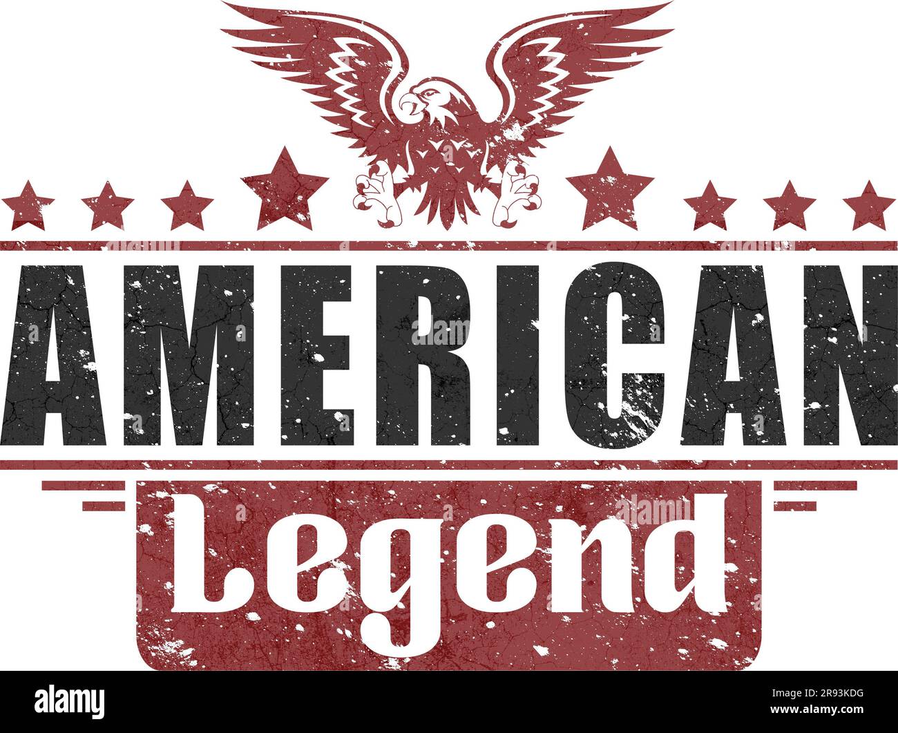 American Legend - 4 luglio - USA Design Foto Stock