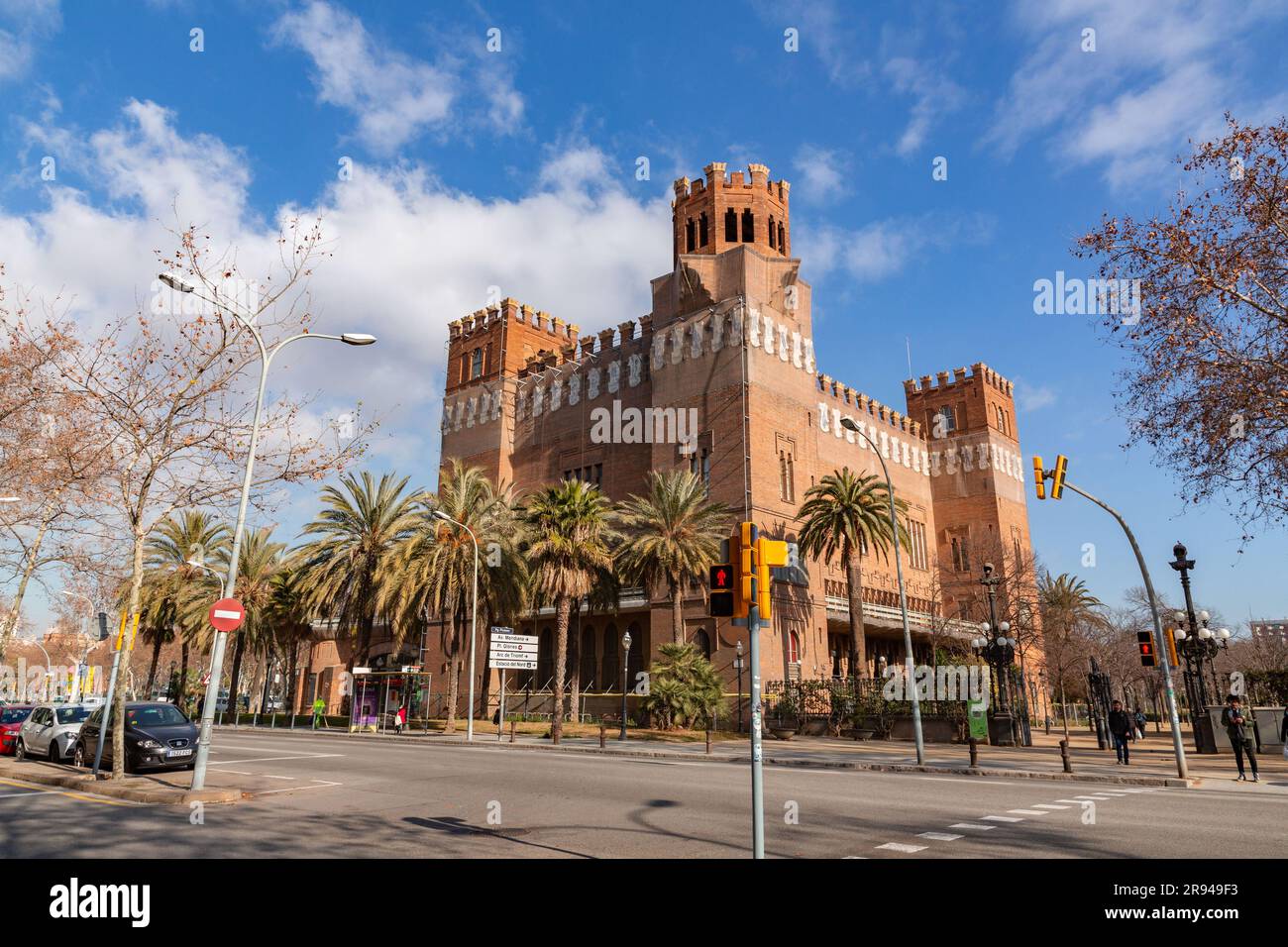 Barcellona, Spagna - 10 febbraio 2022: Museo zoologico, Museu de Zoologia all'interno del Parco della Ciutadella a Barcellona, Catalogna, Spagna. Foto Stock