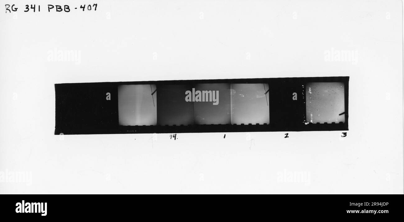 Project Blue Book, avvistamento militare presso Fairchild AFB, Washington Project "BLUE BOOK" Foto Stock