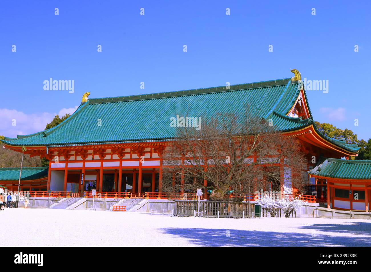Santuario di Heian Foto Stock