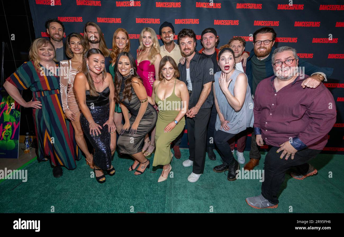 Los Angeles, USA. 23 giugno 2023. Cast e troupe partecipano a Dances with Films femminista Horror Comedy SCREAM THERAPY Premiere al TCL Chinese Theater, Los Angeles, CA 23 giugno 2023 Credit: Eugene Powers/Alamy Live News Foto Stock