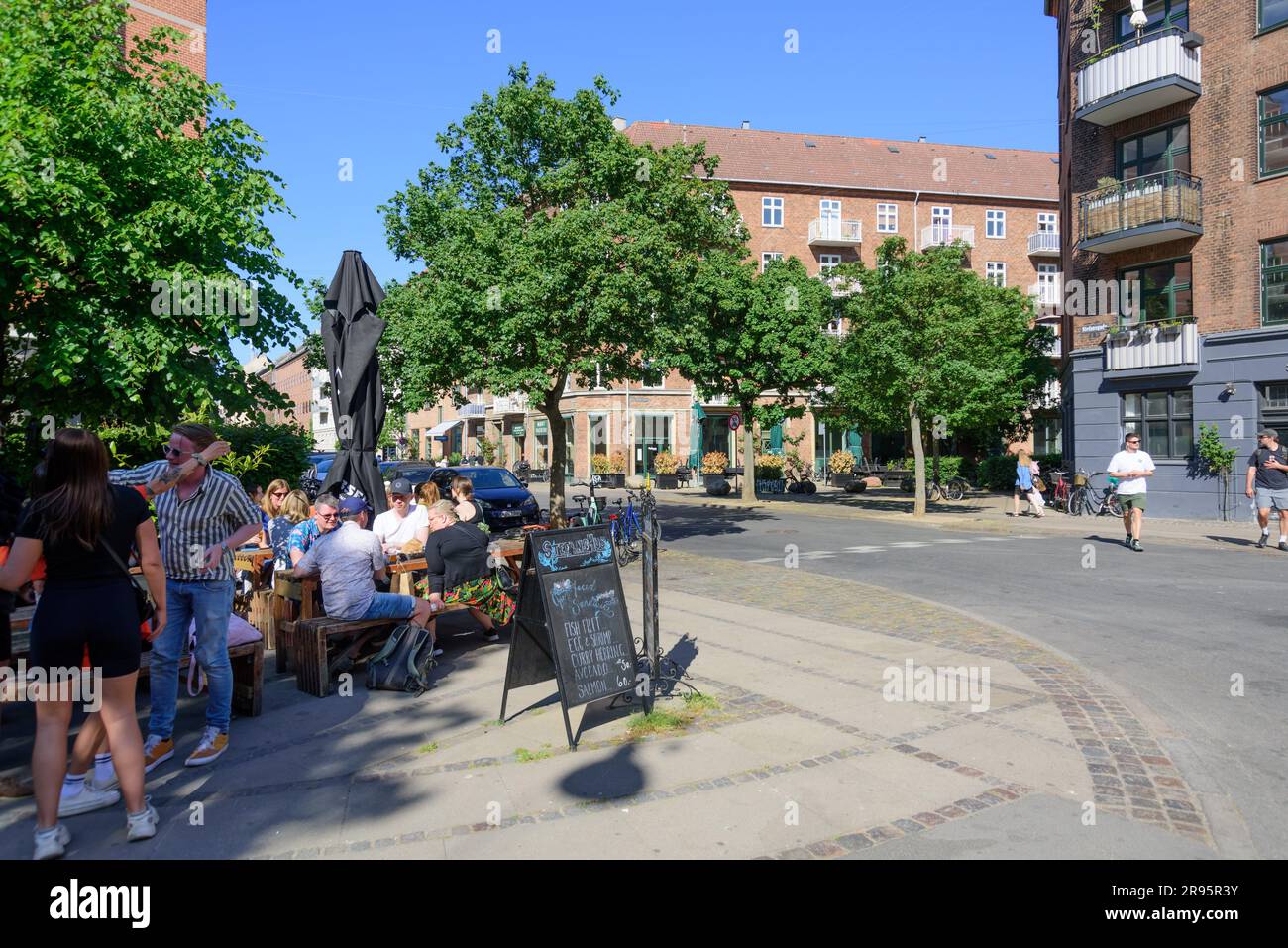 Kopenhagen, Nørrebro // Copenhagen, Nørrebro Foto Stock