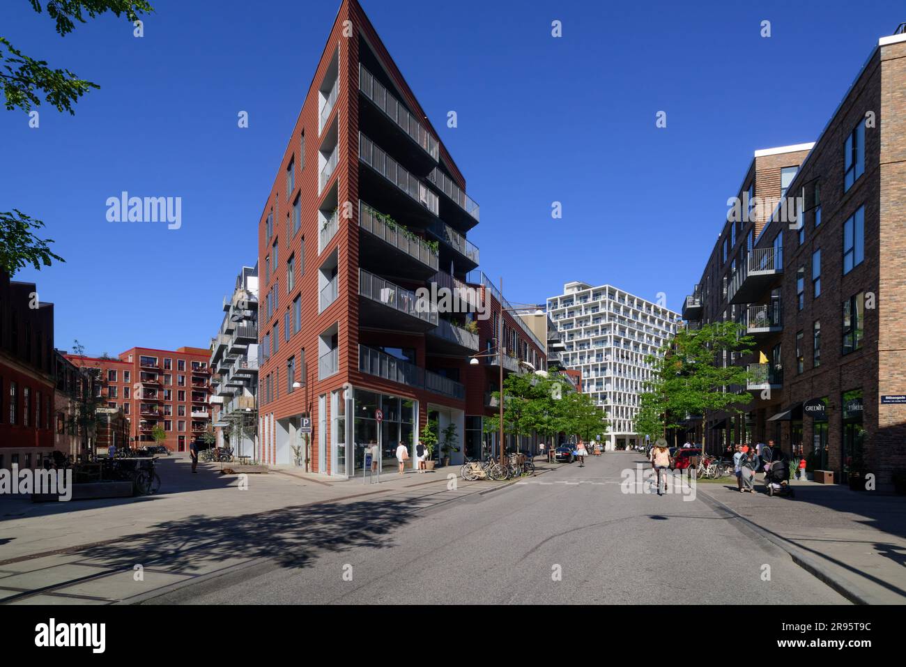 Kopenhagen, Stadtentwicklungsgebiet Nordhavn // Copenhagen, area di sviluppo urbano Nordhavn Foto Stock