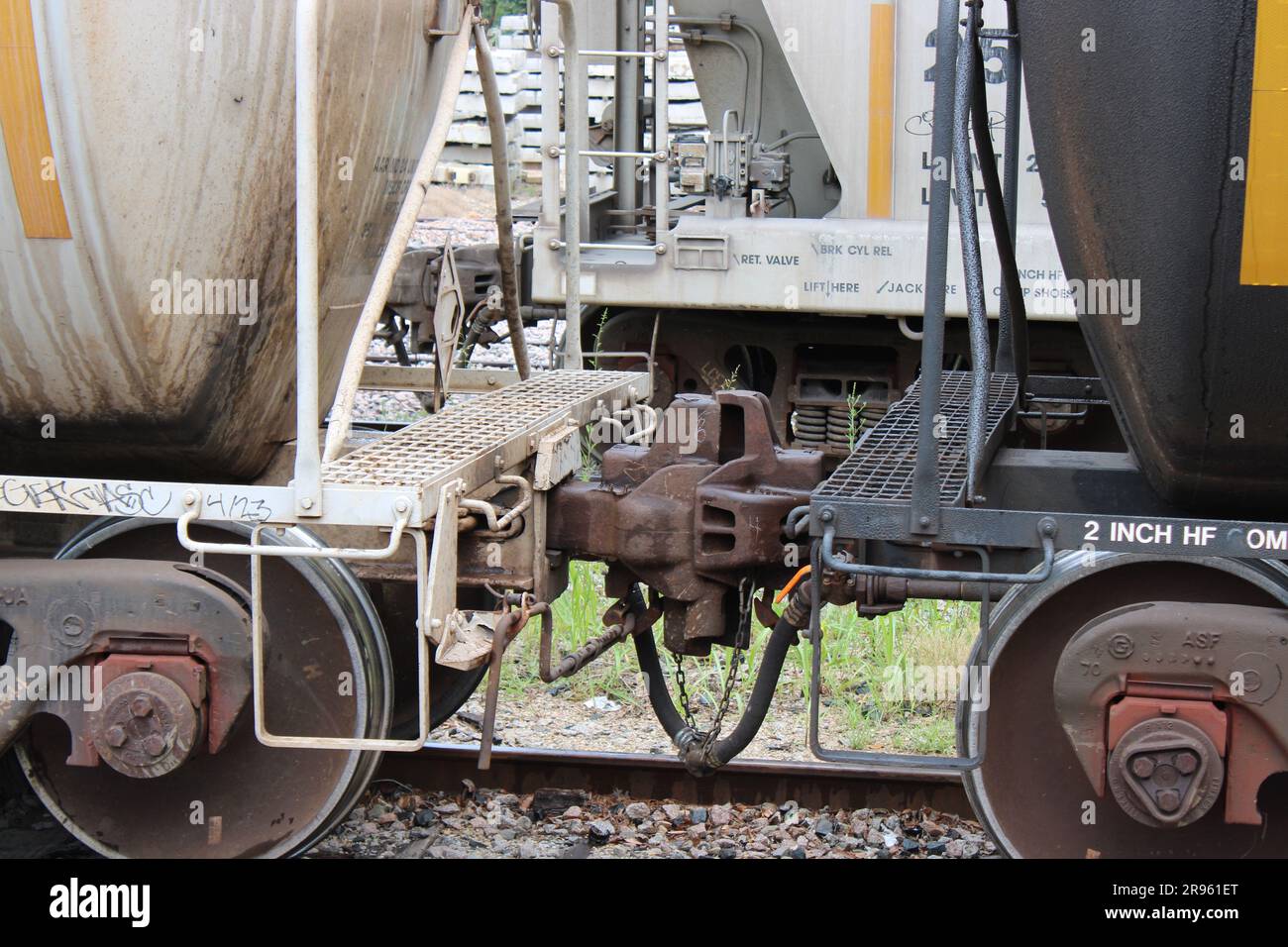 Vettori ferroviari del Nord America, Messico, Stati Uniti e Canada a Dallas Foto Stock