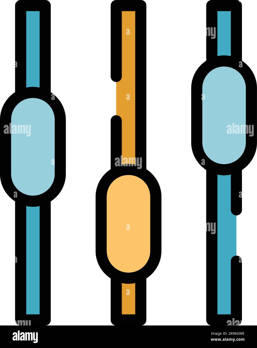 Modificare l'icona del motore di ricerca. Icona vettoriale del motore di ricerca per il web design isolato su sfondo bianco piatto Illustrazione Vettoriale