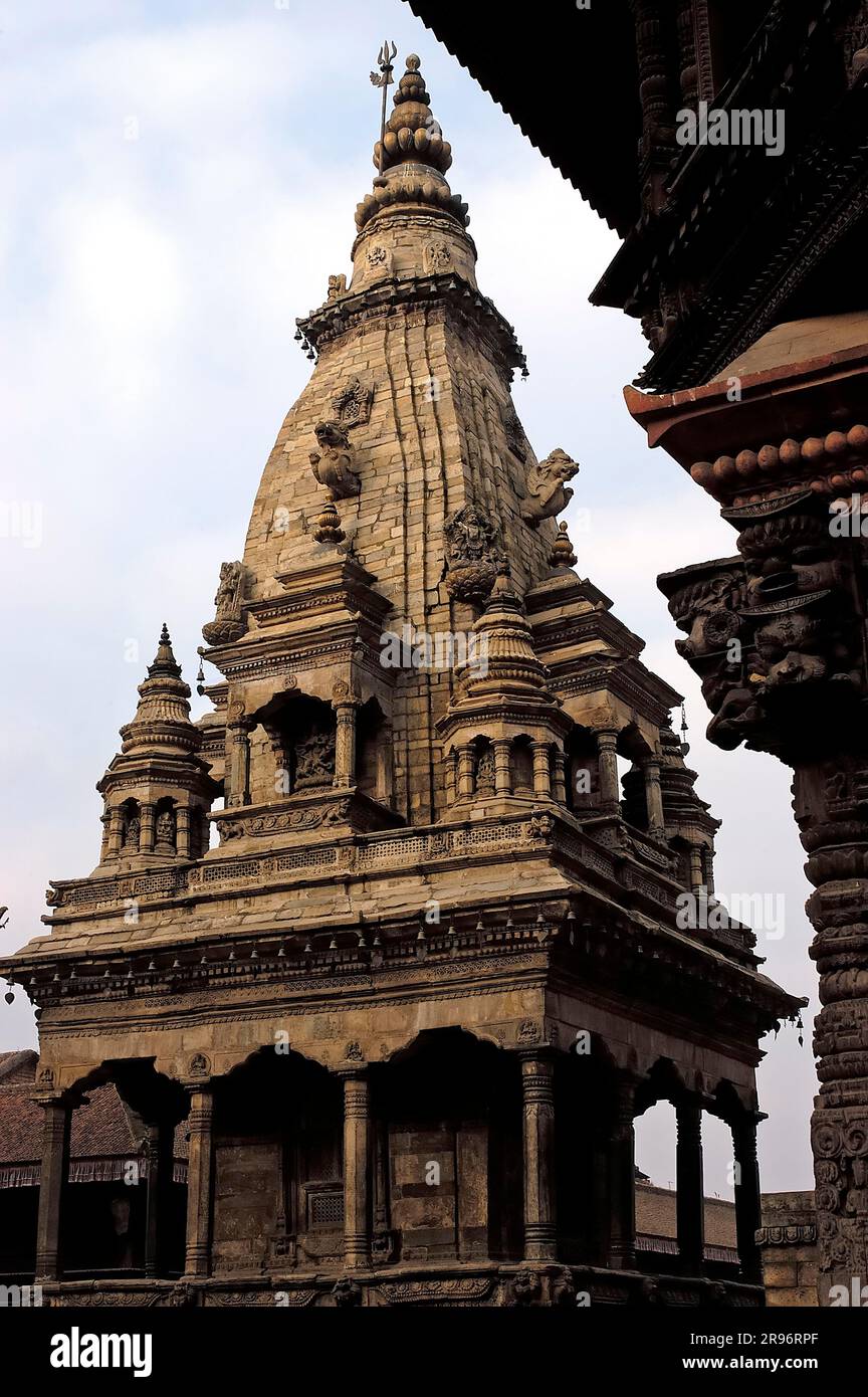 Tempio, Piazza, Kathmandu, Piazza Durbar, Kathmandu, Nepal Foto Stock