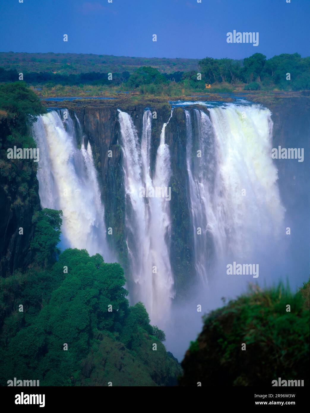 Cascate Vittoria, Parco Nazionale delle Cascate Vittoria (Victoria), Zimbabwe Foto Stock