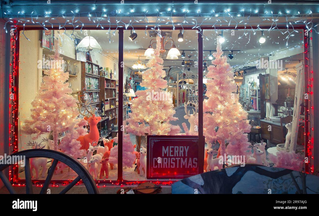 Riponi la parte anteriore a Natale Foto Stock