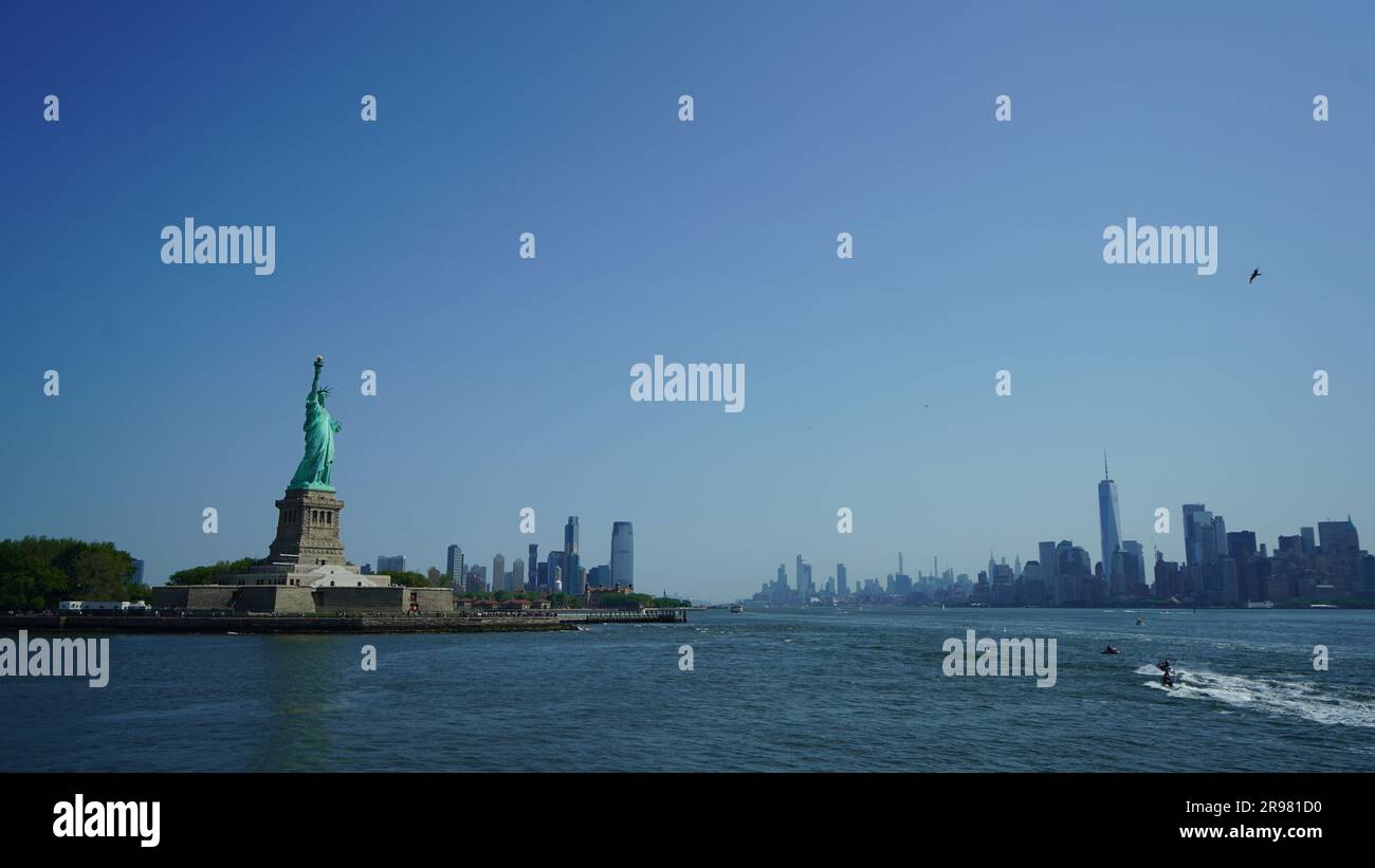 Statua della Libertà Foto Stock